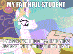 Size: 551x407 | Tagged: safe, edit, edited screencap, screencap, princess celestia, twilight sparkle, pony, g4, griffon the brush off, butt, dialogue, female, gif, lesbian, non-animated gif, plot, scroll, solo