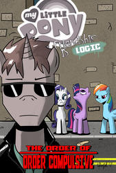 Size: 1024x1512 | Tagged: safe, artist:cartoon-eric, rainbow dash, rarity, twilight sparkle, pony, g4, comic cover, cover art, terminator