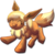 Size: 2101x2072 | Tagged: safe, artist:tiothebeetle, oc, oc only, oc:coffee creme, eevee, pony, fluffy, high res, pokémon, solo