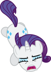 Size: 4207x6000 | Tagged: safe, artist:skie-vinyl, rarity, pony, unicorn, g4, .svg available, eyes closed, female, looking up, mare, open mouth, screaming, simple background, solo, transparent background, vector