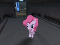 Size: 200x150 | Tagged: safe, pinkie pie, earth pony, pony, g4, 3d, coruscant, mod, picture for breezies, star wars: battlefront ii