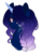 Size: 1024x1307 | Tagged: safe, artist:azure-art-wave, oc, oc only, oc:noctis, pony, unicorn, bust, deviantart watermark, female, mare, obtrusive watermark, portrait, simple background, solo, transparent background, watermark