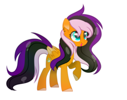 Size: 600x474 | Tagged: dead source, safe, artist:rainbows-skies, oc, oc only, oc:sunrise, pegasus, pony, base used, colored hooves, female, mare, raised hoof, simple background, solo, tongue out, transparent background