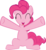 Size: 9155x9998 | Tagged: safe, artist:ace play, pinkie pie, earth pony, pony, g4, absurd resolution, cute, diapinkes, female, hug request, incoming hug, simple background, sitting, solo, transparent background, vector