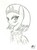 Size: 1356x1850 | Tagged: safe, artist:radiancebreaker, somnambula, pegasus, pony, g4, bust, female, mare, monochrome, portrait, sketch, solo, traditional art