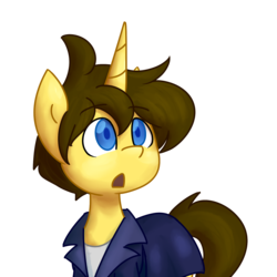 Size: 1360x1360 | Tagged: safe, artist:spheedc, oc, oc only, oc:dream chaser, pony, clothes, digital art, jacket, simple background, solo, transparent background