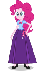 Size: 550x928 | Tagged: safe, artist:cartoonmasterv3, pinkie pie, equestria girls, g4, alternate universe, clothes, female, long skirt, skirt, solo