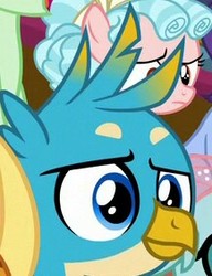 Size: 217x282 | Tagged: safe, screencap, cozy glow, gallus, ocellus, smolder, pegasus, pony, a matter of principals, g4, cropped, female, filly