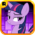 Size: 1024x1024 | Tagged: safe, artist:p.a.r.m.s, twilight sparkle, pony, g4, app icon, female, game, geometry dash, ponified, solo