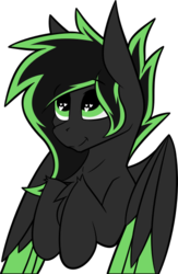 Size: 333x512 | Tagged: safe, artist:pegasko, oc, oc only, oc:eytlin, pegasus, pony, heart eyes, looking at you, simple background, smiling, solo, sticker, transparent background, vector, wingding eyes