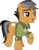 Size: 3000x3840 | Tagged: safe, artist:cloudy glow, quibble pants, earth pony, pony, g4, stranger than fan fiction, .ai available, clothes, high res, male, open mouth, raised hoof, simple background, solo, transparent background, vector