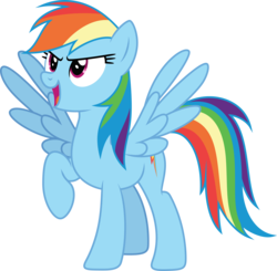 Size: 4508x4412 | Tagged: safe, artist:sinkbon, rainbow dash, pegasus, pony, equestria girls, equestria girls series, spring breakdown, spoiler:eqg series (season 2), equestria girls ponified, female, human pony dash, mare, ponified, simple background, solo, transparent background, vector, wings