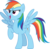 Size: 4508x4412 | Tagged: safe, artist:sinkbon, rainbow dash, pegasus, pony, equestria girls, equestria girls specials, g4, my little pony equestria girls: better together, my little pony equestria girls: spring breakdown, equestria girls ponified, female, human pony dash, mare, ponified, simple background, solo, transparent background, vector, wings