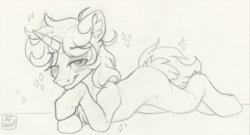 Size: 2500x1350 | Tagged: safe, artist:airfly-pony, oc, oc only, pony, rcf community, looking at you, male, patreon, patreon reward, smiling, solo, sparkles