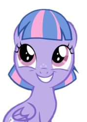 Size: 470x660 | Tagged: safe, edit, edited screencap, editor:maonyman, screencap, wind sprint, pegasus, pony, common ground, cropped, cute, female, filly, foal, looking up, simple background, smiling, solo, sprintabetes, transparent background, weapons-grade cute