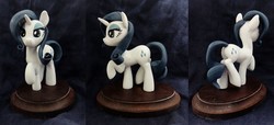 Size: 1193x542 | Tagged: safe, artist:vita96, rarity, pony, unicorn, g4, craft, female, irl, mare, photo, raised leg, sculpture, solo