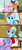 Size: 1280x2940 | Tagged: safe, edit, edited screencap, screencap, clear sky, quibble pants, rainbow dash, wind sprint, earth pony, pegasus, pony, unicorn, common ground, g4, my little pony: friendship is magic, baseball cap, cap, clothes, comic, female, filly, foal, hat, male, mare, nose wrinkle, nuzzling, screencap comic, shirt, stallion