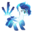 Size: 4000x3650 | Tagged: safe, artist:gihhbloonde, oc, oc only, oc:sonic blast (ice1517), pegasus, pony, icey-verse, ear piercing, earring, female, jewelry, lip piercing, mare, markings, offspring, parent:rainbow dash, parent:soarin', parents:soarindash, piercing, simple background, solo, transparent background, two toned wings
