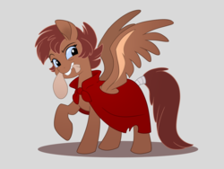 Size: 2317x1745 | Tagged: safe, artist:anima-dos, oc, oc:spirit, pegasus, pony, children of the night, ponyfinder, cloak, clothes, cute, dungeons and dragons, fantasy class, female, mare, pen and paper rpg, red cloak, rogue, rpg, tail wrap, thief