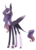 Size: 1214x1674 | Tagged: safe, artist:iheyyasyfox, oc, oc only, alicorn, pony, female, mare, offspring, parent:princess luna, parent:sunburst, parents:lunaburst, simple background, solo, transparent background