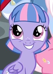 Size: 443x622 | Tagged: safe, screencap, wind sprint, pegasus, pony, common ground, g4, cropped, cute, female, filly, foal, freckles, happy, sitting, smiling, solo focus, sprintabetes