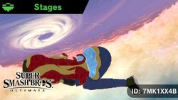 Size: 1280x720 | Tagged: safe, sunset shimmer, equestria girls, g4, game stream, my little pony equestria girls: better together, bunset shimmer, converse, gamer sunset, shoes, sneakers, stage builder, super smash bros., super smash bros. ultimate