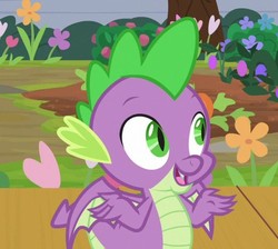 Size: 577x518 | Tagged: safe, screencap, spike, dragon, g4, the point of no return, claws, cropped, male, solo, winged spike, wings