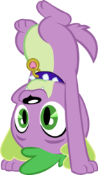 Size: 2090x3710 | Tagged: safe, artist:red4567, spike, spike the regular dog, dog, equestria girls, g4, handstand, high res, male, pawstand, simple background, solo, transparent background, upside down, vector, yoga