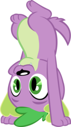 Size: 2090x3710 | Tagged: safe, alternate version, artist:red4567, spike, spike the regular dog, dog, equestria girls, g4, handstand, high res, male, missing accessory, pawstand, simple background, solo, transparent background, upside down, vector, yoga