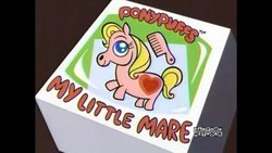 Size: 1366x768 | Tagged: safe, pony, cartoon network, cartoon network logo, pony puff princess, pony reference, the powerpuff girls