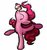 Size: 640x685 | Tagged: safe, artist:mane6, pinkie pie, earth pony, pony, fighting is magic, g4, balancing, cupcake, cute, diapinkes, eyes closed, female, food, mare, ponies balancing stuff on their nose, profile, simple background, solo, standing, standing on one leg, white background