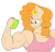 Size: 857x824 | Tagged: safe, artist:calm wind, artist:matchstickman, pear butter, earth pony, anthro, g4, abs, animated, armpits, biceps, breasts, busty pear butter, clothes, deltoids, dialogue, female, flexing, food, frame by frame, fruit, gif, grin, looking at you, mare, matchstickman's pear buffer series, muscles, muscular female, one eye closed, pear, pear buffer, pecs, simple background, sleeveless shirt, smiling, solo, talking to viewer, triceps, vein bulge, white background, wink