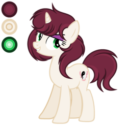 Size: 2012x2020 | Tagged: safe, artist:diamond-chiva, oc, oc only, oc:ramona-chi, pony, unicorn, female, high res, mare, offspring, parent:feather bangs, parents:canon x oc, reference sheet, simple background, solo, transparent background