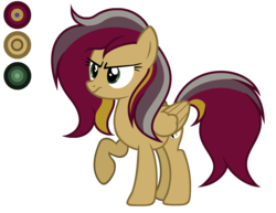 Size: 2536x1960 | Tagged: safe, artist:diamond-chiva, oc, oc only, oc:isabelle yearling, pegasus, pony, female, magical lesbian spawn, mare, offspring, parent:daring do, parents:canon x oc, simple background, solo, transparent background