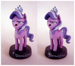 Size: 3292x2904 | Tagged: safe, artist:alexcroft1991, diamond tiara, earth pony, pony, crusaders of the lost mark, g4, arin hanson face, craft, double chin, faic, female, filly, high res, jewelry, meme, open mouth, sculpture, solo, tiara