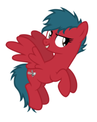 Size: 3896x4895 | Tagged: safe, artist:aborrozakale, oc, oc only, oc:steel buzz, pegasus, pony, g4, female, flying, mare, simple background, solo, transparent background