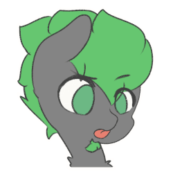 Size: 750x750 | Tagged: safe, artist:sexyflexy, oc, oc only, oc:villainshima, pony, animated, colored, cute, flat colors, fluffy, frame by frame, gif, loop, neck fluff, simple background, solo, transparent background