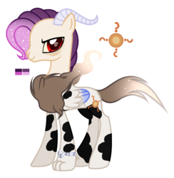 Size: 1208x1240 | Tagged: safe, artist:x-dainichi-x, oc, oc only, hybrid, female, interspecies offspring, offspring, parent:discord, parent:princess celestia, parents:dislestia, simple background, solo, transparent background