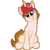 Size: 150x150 | Tagged: safe, artist:littletigressda, oc, oc only, oc:white shield, pony, unicorn, cap, hat, pixel art, solo