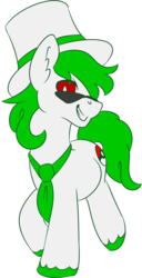 Size: 860x1675 | Tagged: safe, artist:jennithedragon, oc, oc only, oc:napalm styles, earth pony, pony, ear fluff, hat, male, necktie, simple background, solo, stallion, sunglasses, transparent background