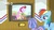 Size: 1280x720 | Tagged: safe, screencap, fluttershy, pinkie pie, rainbow dash, snails, wind sprint, earth pony, pony, common ground, g4, auntie dashie, buckball, picture