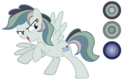 Size: 1754x1118 | Tagged: safe, artist:diamond-chiva, oc, oc only, oc:arctic breeze, pegasus, pony, female, mare, offspring, parent:double diamond, parent:rainbow flash, reference sheet, simple background, solo, transparent background