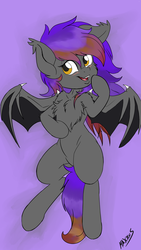 Size: 1080x1920 | Tagged: safe, artist:maximus, oc, oc only, bat pony, pony, bat pony oc, body pillow, body pillow design, chest fluff, solo