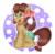 Size: 2090x2048 | Tagged: safe, artist:doraeartdreams-aspy, yona, pony, g4, she's all yak, bow, cute, female, hair bow, high res, mare, ponified, pony yona, sitting, solo, species swap, yonadorable