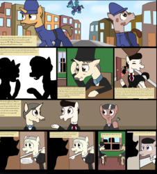 Size: 4375x4831 | Tagged: safe, artist:mr100dragon100, pony, comic, dr jekyll and mr hyde