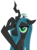 Size: 950x1290 | Tagged: source needed, safe, artist:chryssie, queen chrysalis, changeling, changeling queen, pony, g4, changelings in the comments, female, meme, rainbow dash salutes, salute, simple background, slit pupils, solo, transparent background