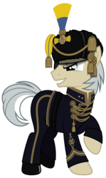 Size: 1024x1719 | Tagged: safe, artist:brony-works, earth pony, pony, clothes, simple background, solo, sweden, transparent background, uniform, vector