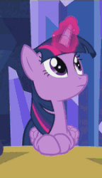 Size: 162x281 | Tagged: safe, screencap, twilight sparkle, alicorn, pony, g4, made in manehattan, season 5, :p, :t, adorkable, animated, book, bored, cropped, cute, dork, facedesk, female, floppy ears, frown, grumpy, grumpy twilight, levitation, magic, mare, raised eyebrow, raspberry, reading, solo, table, telekinesis, tongue out, twiabetes, twilight sparkle (alicorn), twilight's castle