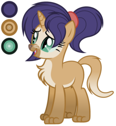 Size: 1766x1920 | Tagged: safe, artist:diamond-chiva, artist:pegasski, oc, oc only, oc:rosie, hybrid, g4, base used, female, interspecies offspring, offspring, parent:capper dapperpaws, parent:rarity, parents:capperity, reference sheet, simple background, solo, transparent background