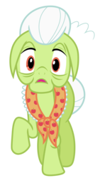 Size: 4000x7100 | Tagged: safe, artist:estories, granny smith, earth pony, pony, g4, absurd resolution, female, floppy ears, simple background, solo, transparent background, vector